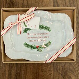 Mud Pie Chirstmas Wish Small Platter